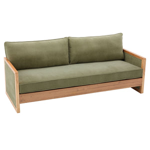 Modern 3 Seater Sofa With Armrests, Living Room Couch