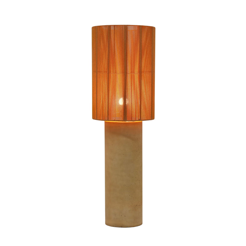TOV Furniture Mondada concrete floor lamp with a modern cylindrical design and minimalist aesthetic.