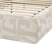 Isla - Jacquard Pattern King Bed - R&R Furniture Gallery (Fountain Valley, CA)