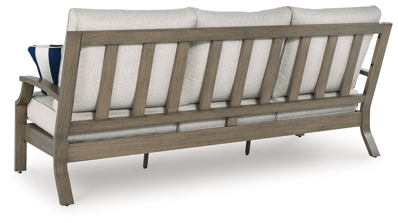 Rainier Ranch - Sofa With Cushion - Brown / Beige - R&R Furniture Gallery (Fountain Valley, CA)