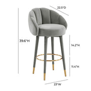 Myla - Swivel Stool - R&R Furniture Gallery (Fountain Valley, CA)