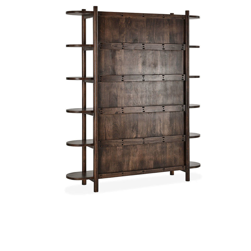 Redford - Tall Bookcase - Bark Brown - R&R Furniture Gallery (Fountain Valley, CA)