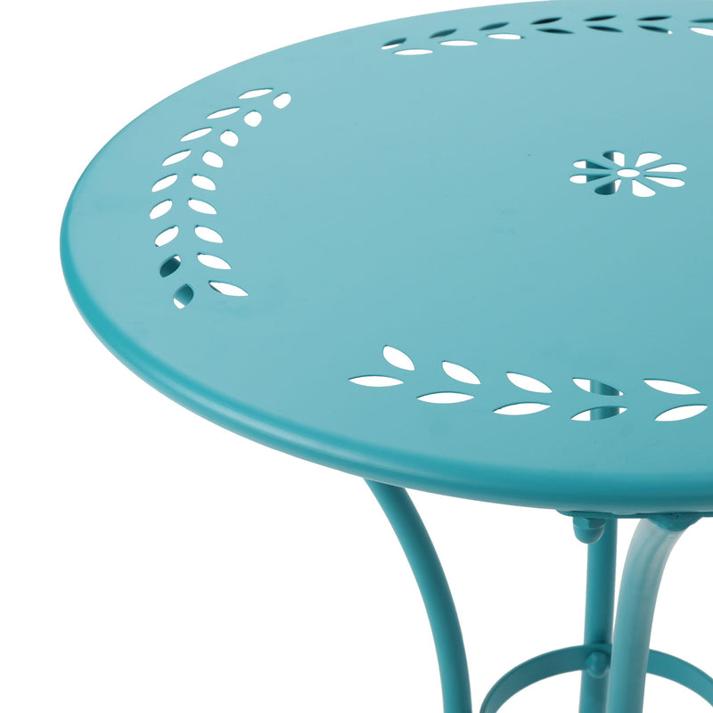 Lourdes - 3 Piece Metal Set - Teal - R&R Furniture Gallery (Fountain Valley, CA)