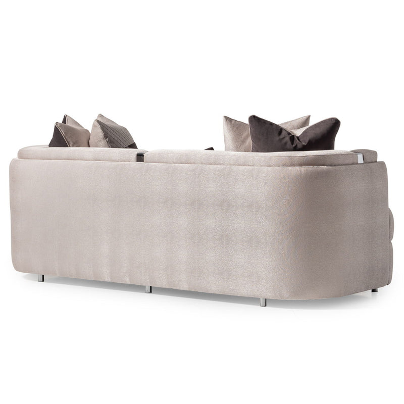 Carmela - Sofa - Zinc / Silver - R&R Furniture Gallery (Fountain Valley, CA)