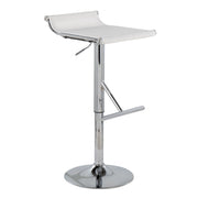 Lumi Source Mirage Ale adjustable bar stool with contemporary design, featuring a sleek seat and metal base for modern bar seating.
