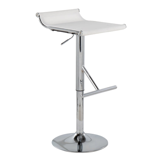 Lumi Source Mirage Ale adjustable bar stool with contemporary design, featuring a sleek seat and metal base for modern bar seating.