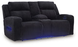Forest Lake - Power Reclining Loveseat With Console / Adj Headrest - R&R Furniture Gallery (Fountain Valley, CA)