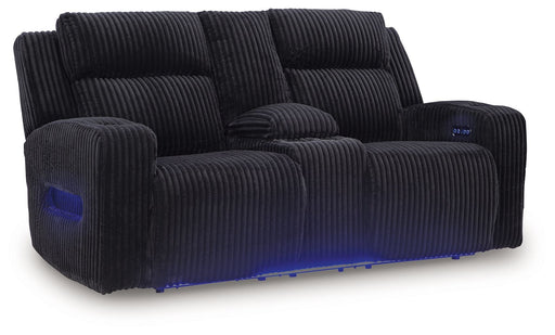 Forest Lake - Power Reclining Loveseat With Console / Adj Headrest - R&R Furniture Gallery (Fountain Valley, CA)
