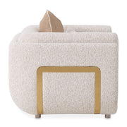 Savannah Breeze - Matching Chair - Cashmere / Gold - R&R Furniture Gallery (Fountain Valley, CA)