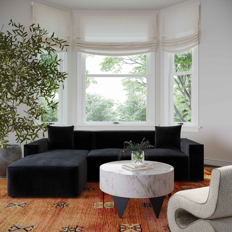 Olafur - Velvet Sectional - R&R Furniture Gallery (Fountain Valley, CA)