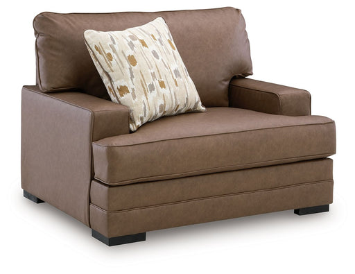 VillaCourt - Chair And A Half - Caramel - R&R Furniture Gallery (Fountain Valley, CA)