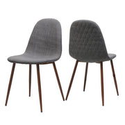 Elegant Dining Chair Set With Fabric - R&R Furniture Gallery (Fountain Valley, CA)