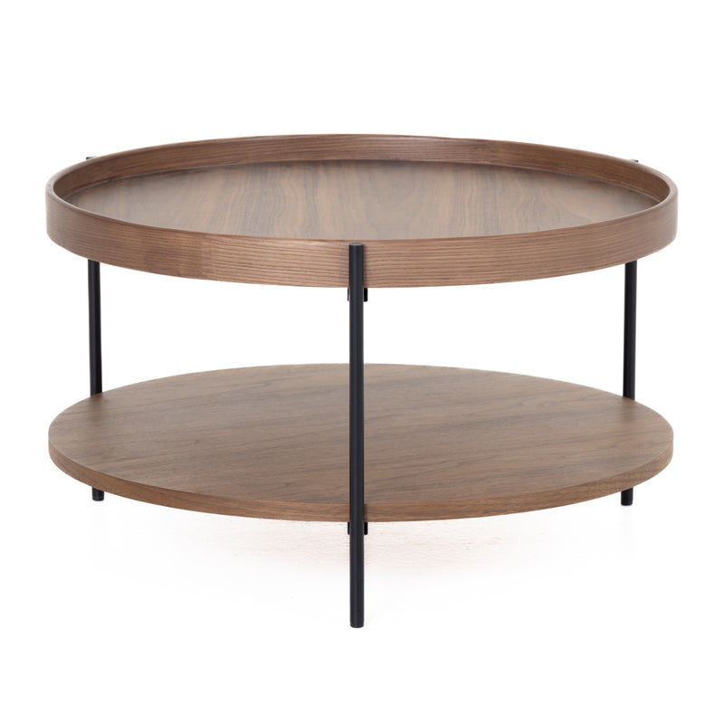 Savoy - Modern Walnut Medium Coffee Table — view 4