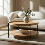 Savoy - Modern Natural Ash Medium Coffee Table — view 5