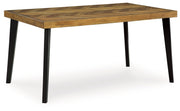 Blondon - Rectangular Drm Table Set (Set of 7) - Brown / Black - R&R Furniture Gallery (Fountain Valley, CA)