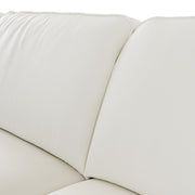 Soho - Italian White Leather Sofa — view 5