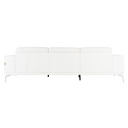 Soho - Italian White Leather Sofa — view 4