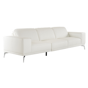 Soho - Italian White Leather Sofa — view 2