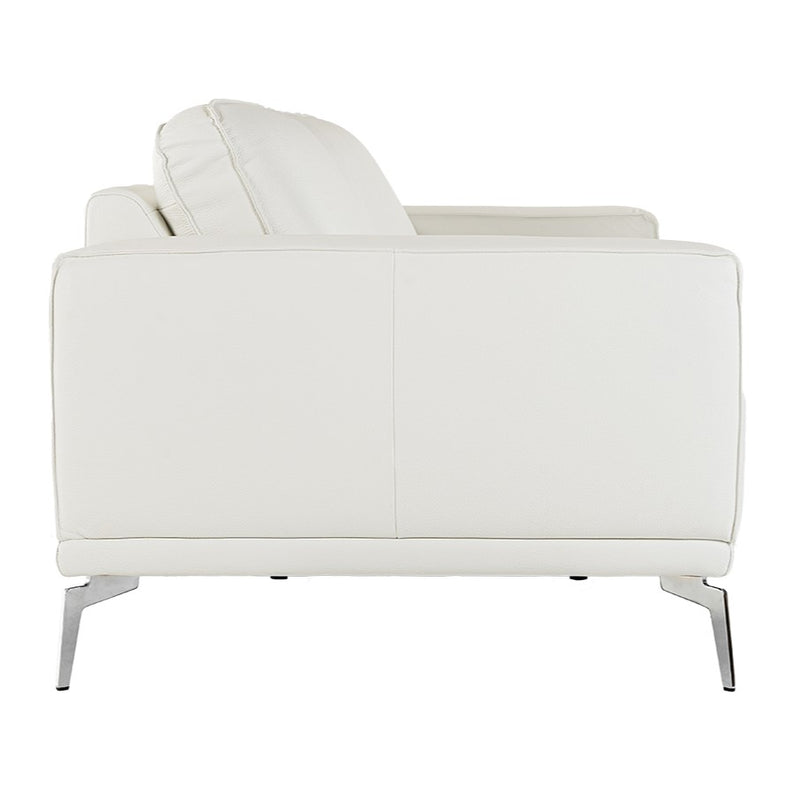 Soho - Italian White Leather Sofa — view 3