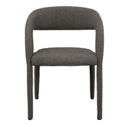 Faerron - Modern Grey Fabric Dining Chair — view 2