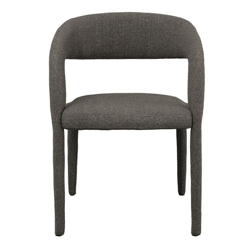 Faerron - Modern Grey Fabric Dining Chair — view 2