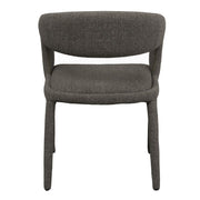 Faerron - Modern Grey Fabric Dining Chair — view 4