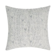 Classic Home French Herringbone sham featuring a textured woven pattern in neutral tones, part of the duvet cover and sham set.