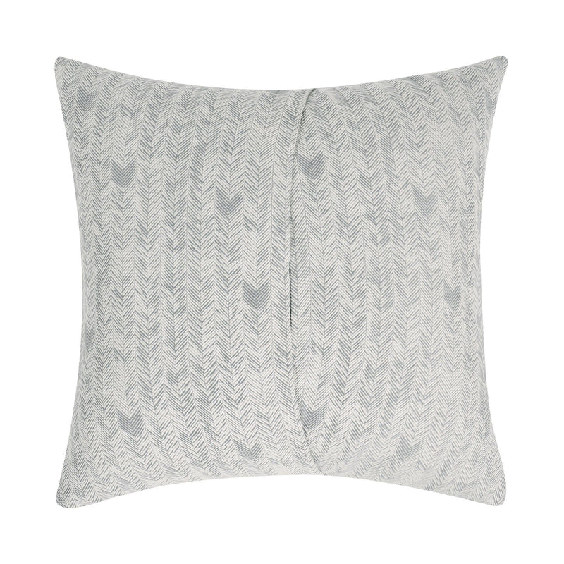 Classic Home French Herringbone sham featuring a textured woven pattern in neutral tones, part of the duvet cover and sham set.