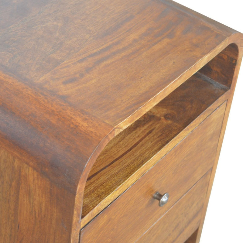 Curve Drawer Nightstand - R&R Furniture Gallery (Fountain Valley, CA)