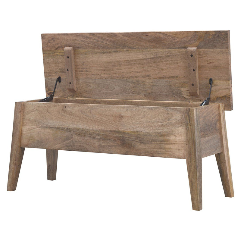 Lid Up Storage Bench - Oak - R&R Furniture Gallery (Fountain Valley, CA)