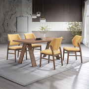 Sarha - Dining Table - Walnut - R&R Furniture Gallery (Fountain Valley, CA)