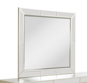 Elegant contemporary mirror by Glory Furniture featuring a sleek, modern design with a stylish frame and reflective glass surface.