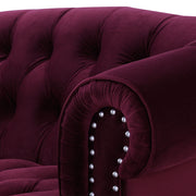 La Rosa - Victorian Chesterfield Loveseat - R&R Furniture Gallery (Fountain Valley, CA)