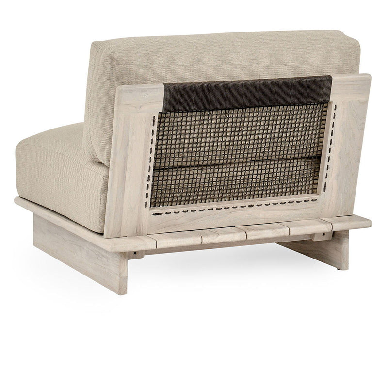 Livia - Outdoor Armless Chair - Taupe - R&R Furniture Gallery (Fountain Valley, CA)