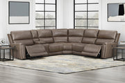 Hancock - Zero Gravity Power Reclining Sectional With Power Adjustable Headrests - R&R Furniture Gallery (Fountain Valley, CA)