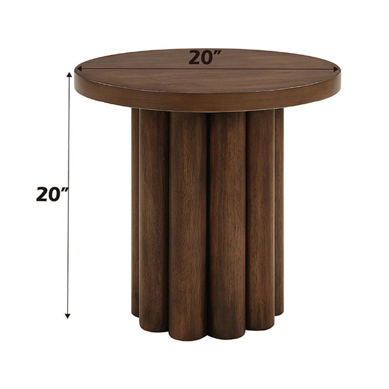 Sanat - End Table - Brown - R&R Furniture Gallery (Fountain Valley, CA)