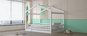 Bed House Bed Frame With Fence - R&R Furniture Gallery (Fountain Valley, CA)