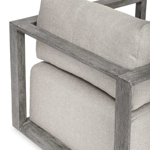 Remsen - Outdoor Lounge Chair - Weathered Gray / Dove