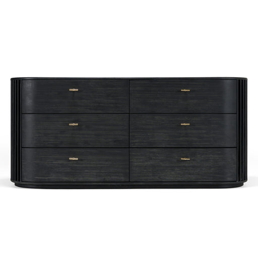 Fields - Modern Black Acacia Dresser — view 2