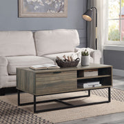 Homare - Coffee Table - Rustic Oak & Black - R&R Furniture Gallery (Fountain Valley, CA)