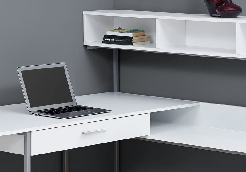 Computer Desk, Home Office, Corner, Storage Drawers, L Shape, Laptop, Contemporary & Modern - R&R Furniture Gallery (Fountain Valley, CA)