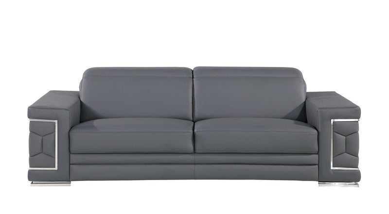 296 - Leather Sofa - R&R Furniture Gallery (Fountain Valley, CA)