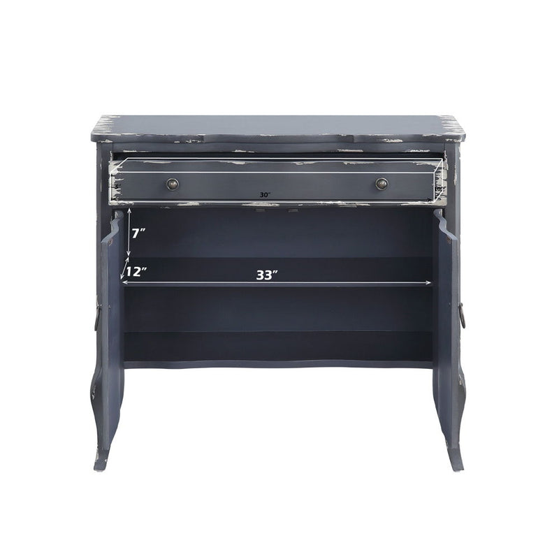 Deianira - Console Cabinet - Antique Gray - R&R Furniture Gallery (Fountain Valley, CA)
