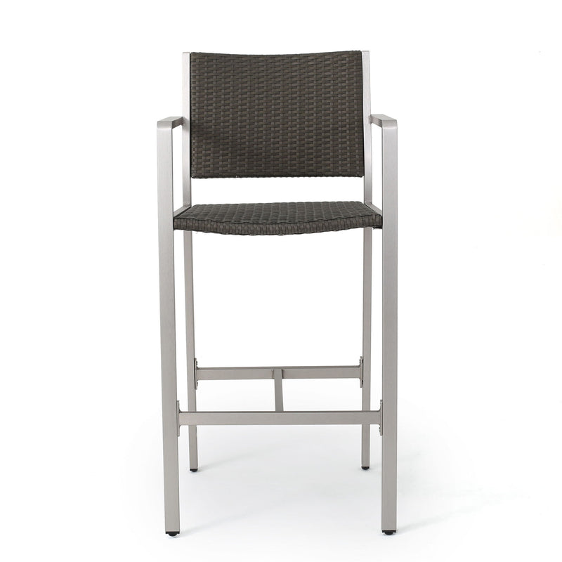 Outdoor Rust Proof Aluminum Barstools (Set of 2) - R&R Furniture Gallery (Fountain Valley, CA)