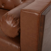 Contemporary Noble House 3-seater sofa with tufted upholstery, stationary design, featuring plush cushions and sleek modern style.
