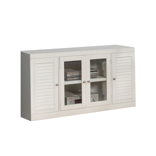Boca - TV Console - Cottage White - R&R Furniture Gallery (Fountain Valley, CA)