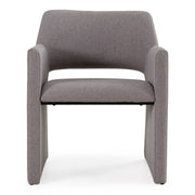 Lasara - Modern Grey Fabric Dining Chair