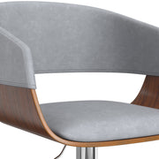 Lowell - Adjustable Swivel Bar Stool - Stone Gray - R&R Furniture Gallery (Fountain Valley, CA)