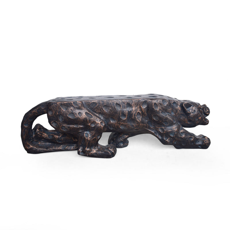 Leopard Lightweight Concrete Bench - Copper - R&R Furniture Gallery (Fountain Valley, CA)