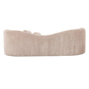 Calico - Contemporary Beige Weave Fabric 3-Seat Sofa — view 2